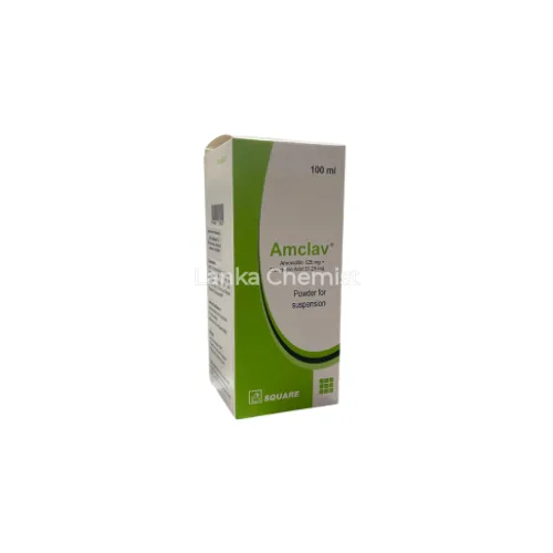Amclav 100ml 125mg/31.25mg/5ml suspension by Square Pharmaceuticals