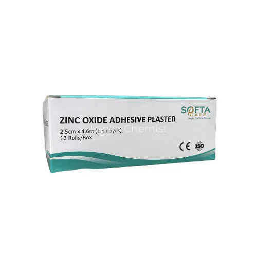 Zinc Oxide Plaster 1" x 5Y (Softa)