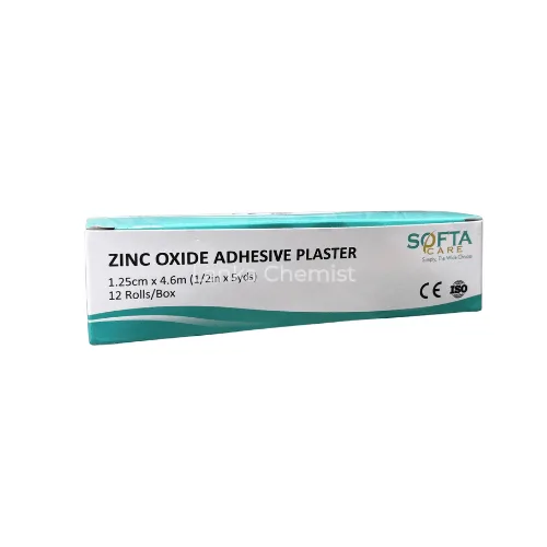 Zinc Oxide Plaster 1/2" x 5Y (Softa)