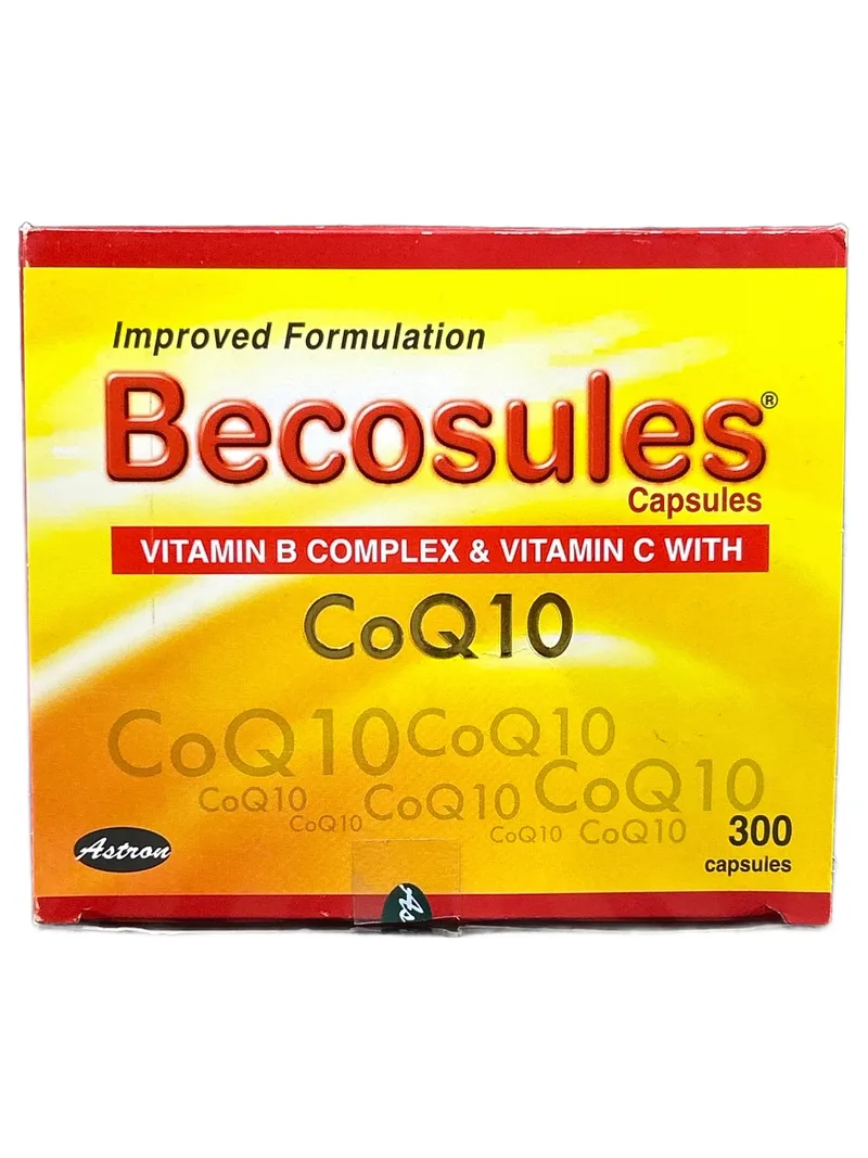 Becosules Card of 10 tablets Vitamin B complex + C