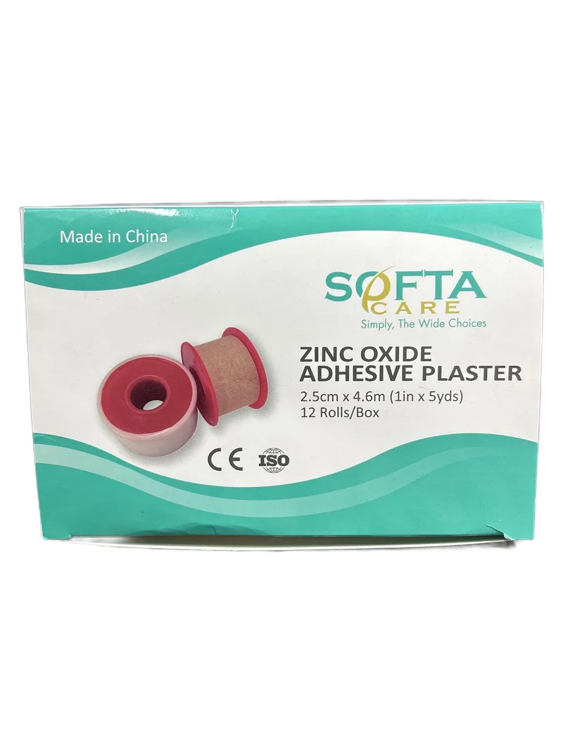 Zinc Oxide Plaster 1in × 5yd 1 roll Zinc oxide adhesive plaster