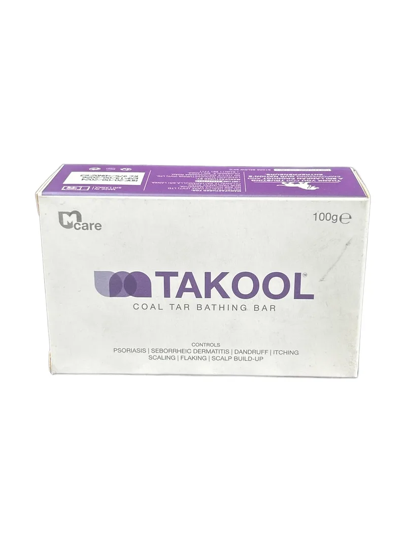 Takool Coal Tar Bathing Soap 100g Coal tar cleansing bar