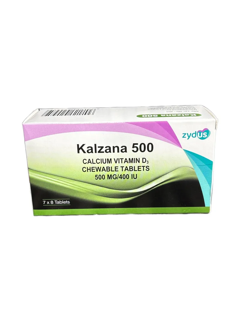 Kalzana 500 Card of 8 tablets Calcium supplement
