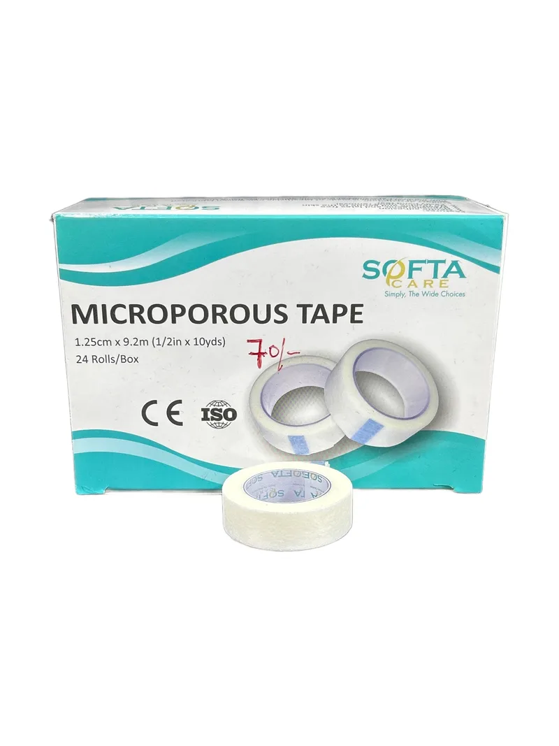 White Plaster 0.5in × 10yd 1 roll Zinc oxide adhesive plaster