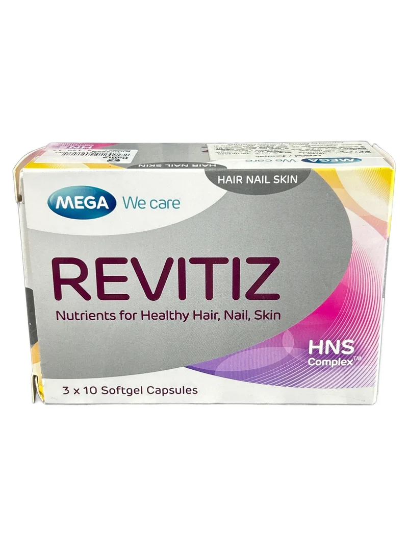 Revitiz Hair, Nail & Skin Card of 10 tablets Multivitamin for hair, nails and skin