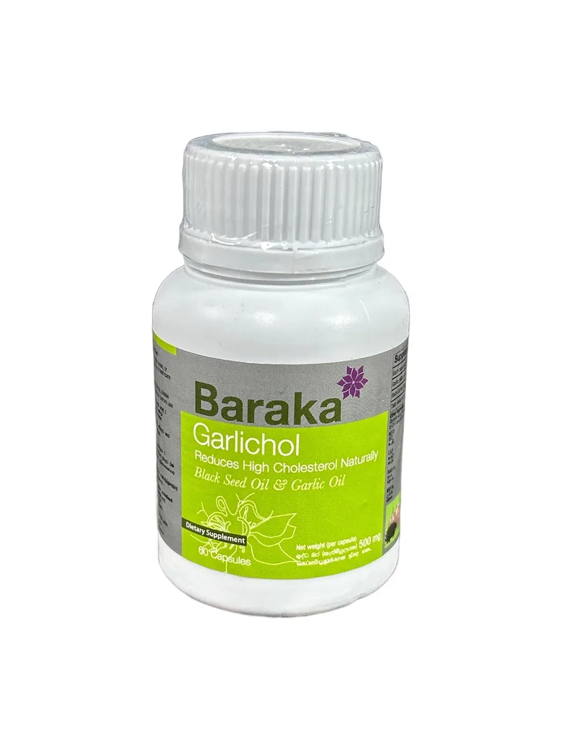 Baraka Garlichol 60 capsules Garlic extract capsules