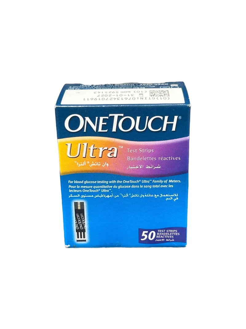OneTouch Ultra Test Strips 50 strips Blood glucose test strips