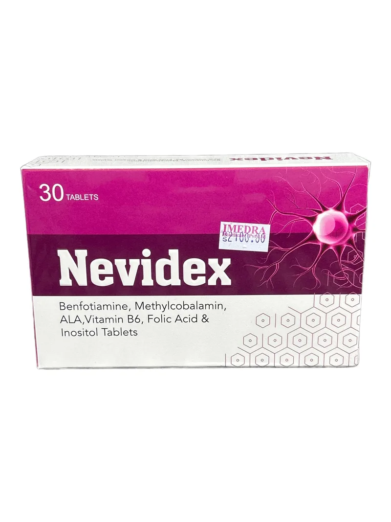Nevidex Card of 10 tablets Nerve health supplement