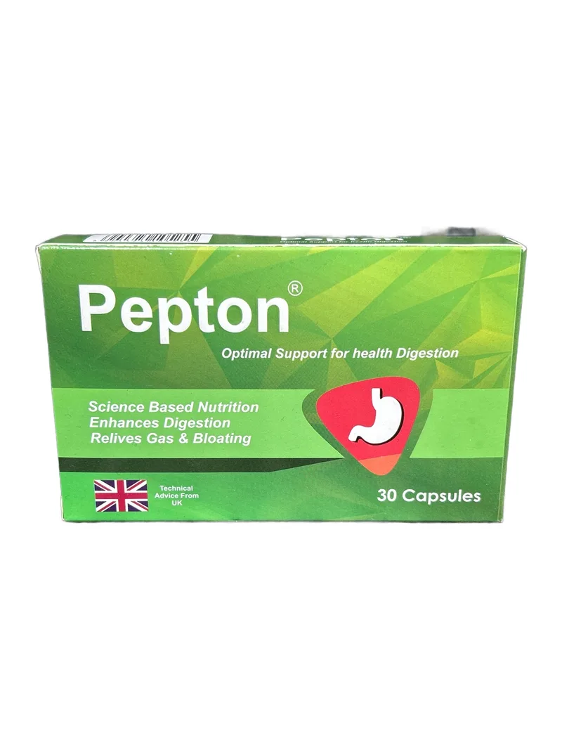Pepton Card of 10 capsules Digestive enzyme supplement