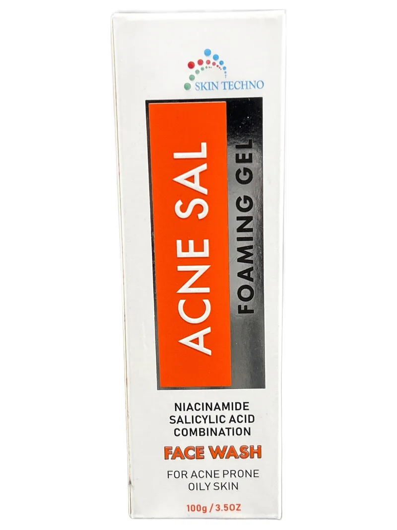 Acne Sal Foaming Gel 50g Niacinamide Salicylic Acid Face Wash