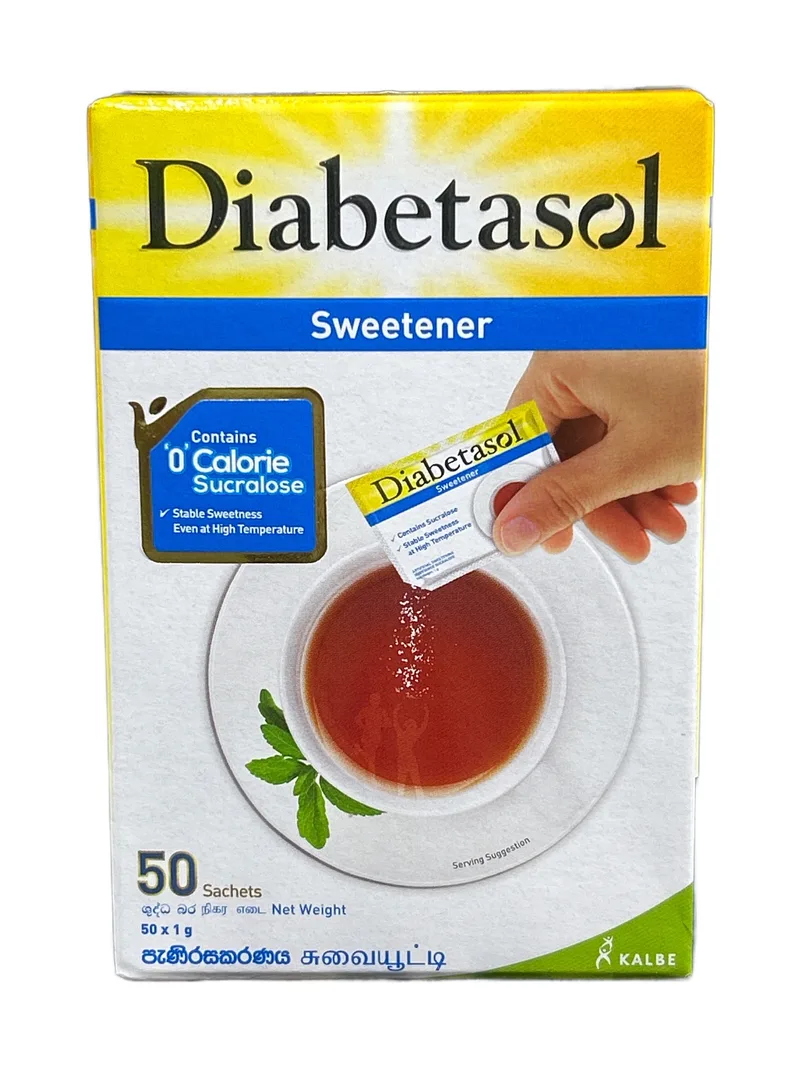 Diabetasol Sweetener Sachets 50 sachets Diabetic sweetener sachets