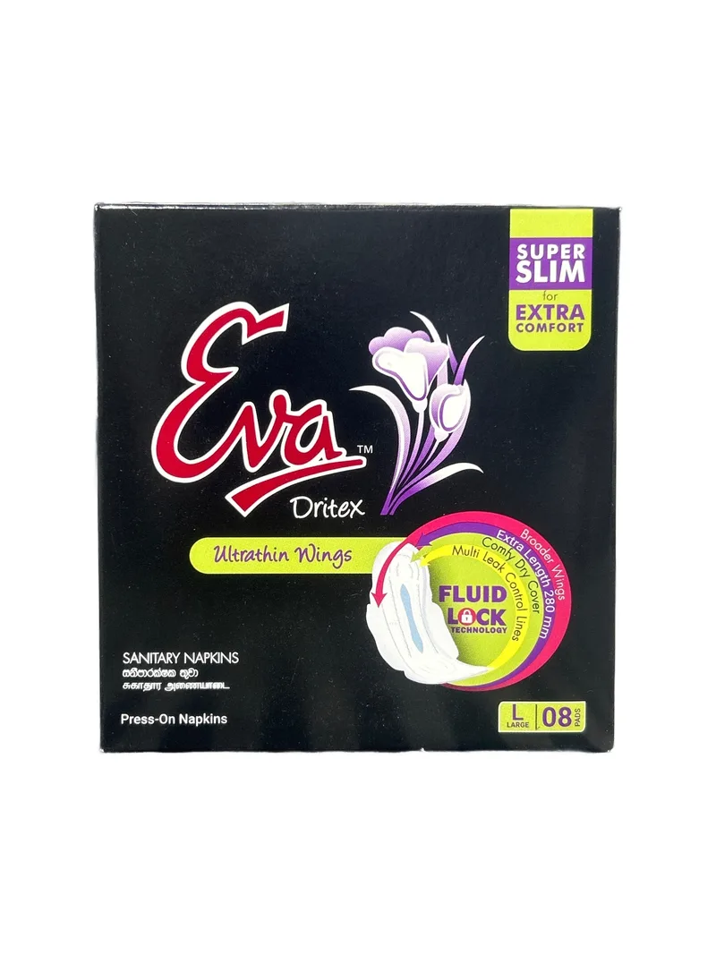 Eva Dritex Sanitary Pads - Wings 8 pads Sanitary Napkins