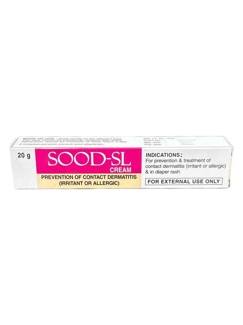 Sood SL Cream 20g Topical cream
