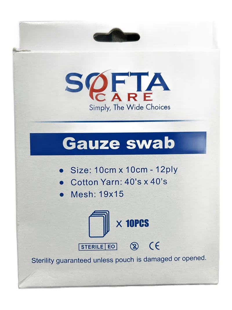 Sterile Gauze Swab 1 piece Gauze swab 10cm × 10cm