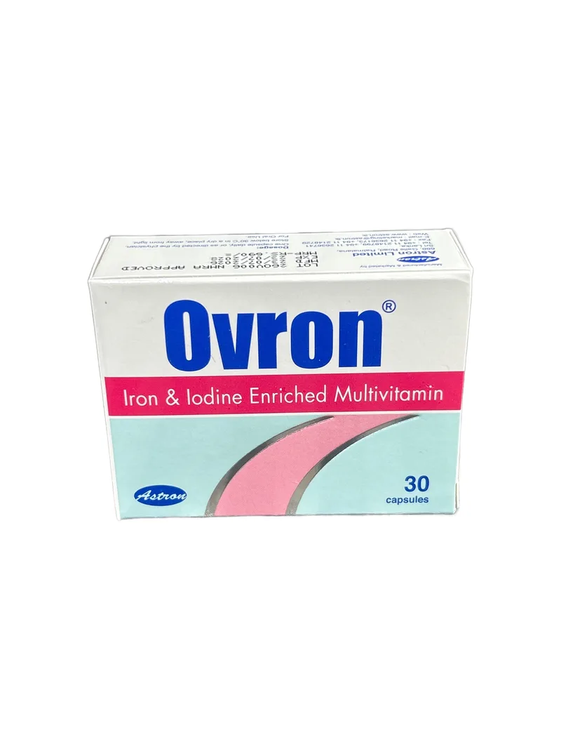 Ovron 30 tablets Multivitamin + iron + iodine