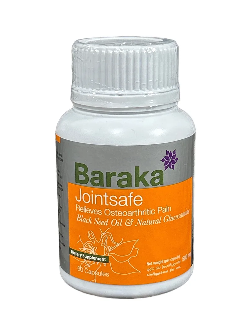 Baraka Joint Safe 60 capsules Black seed oil joint supplement