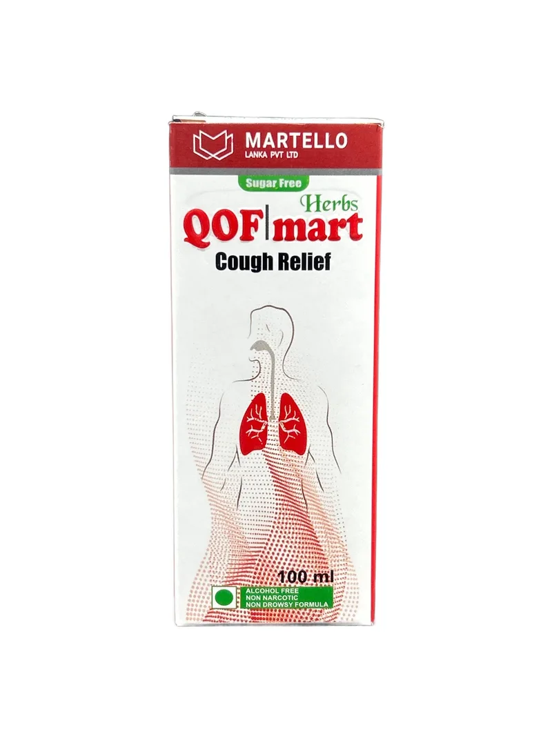 QOF Mart Cough Relief 100ml Herbal cough syrup