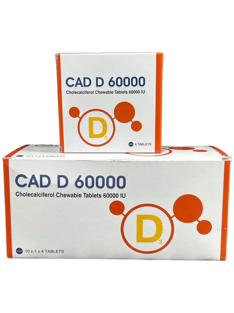 Cad-D 60000IU 4 tablets Vitamin D3