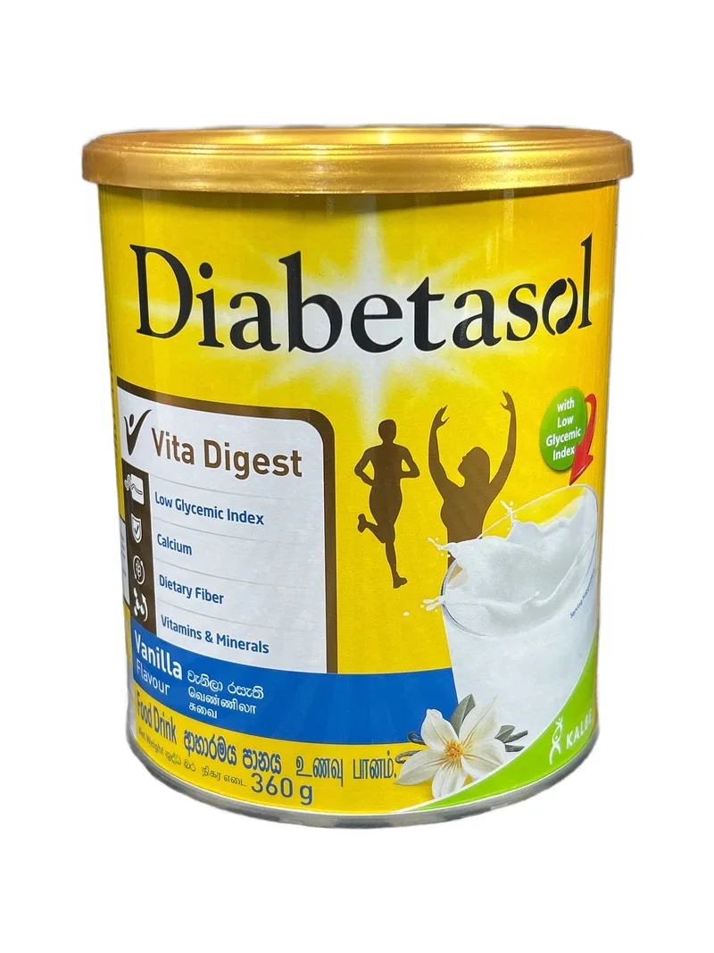 Diabetasol Vanilla 360g Diabetic nutrition powder — vanilla
