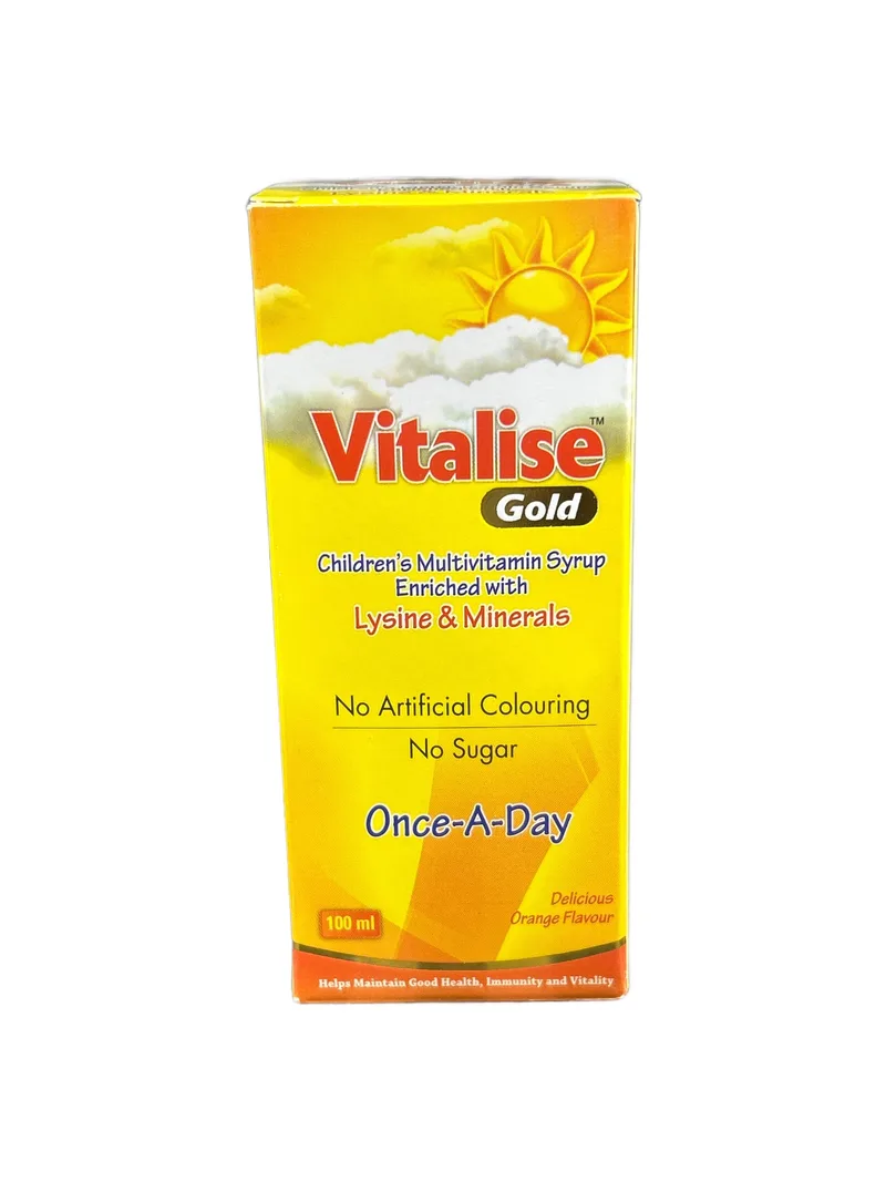 Vitalise Gold Syrup 100ml Childrens multivitamin syrup