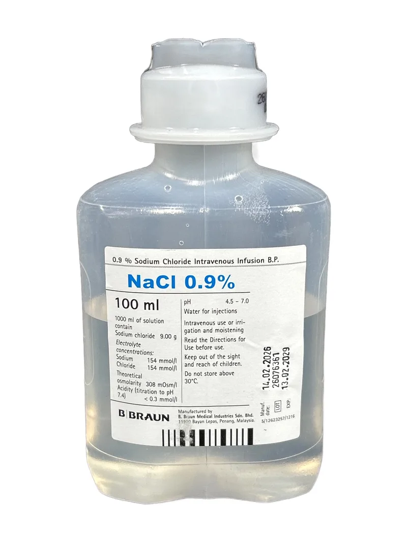 B Braun Normal Saline 0.9% 100ml Sodium chloride 0.9%