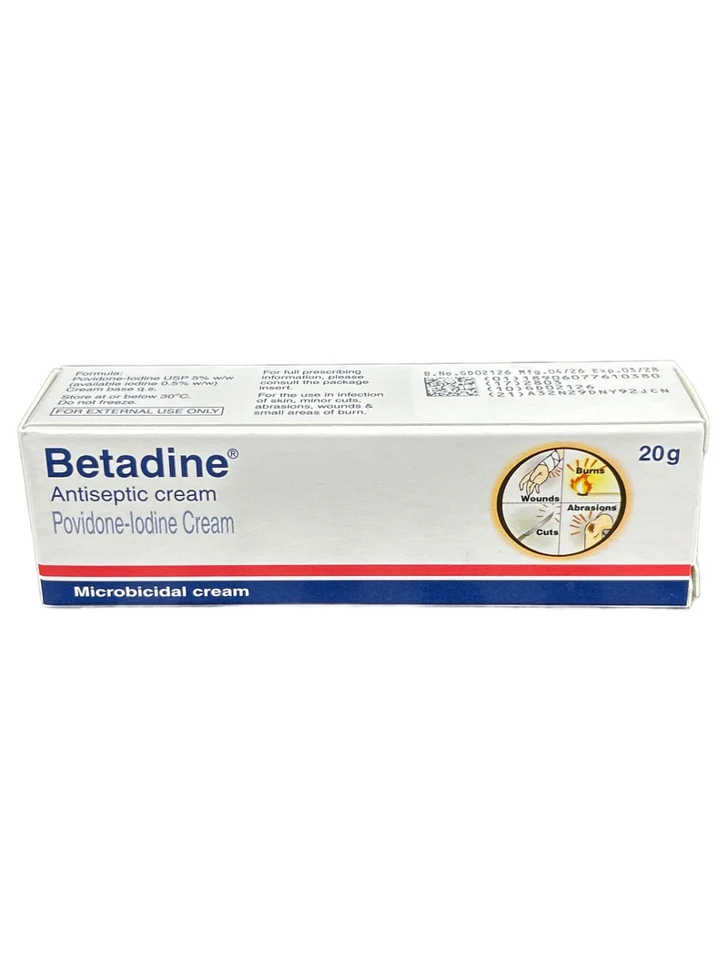Betadine Cream 20g Povidone-Iodine