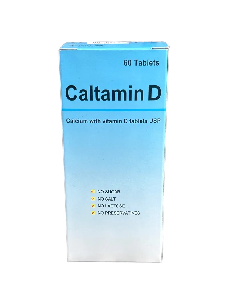 Caltamin D Bottle of 60 tablets Calcium + vitamin D3