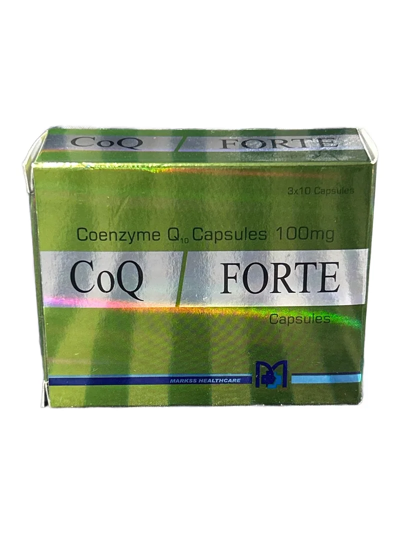 Co Q Forte 100mg Card of 10 capsules Coenzyme Q10