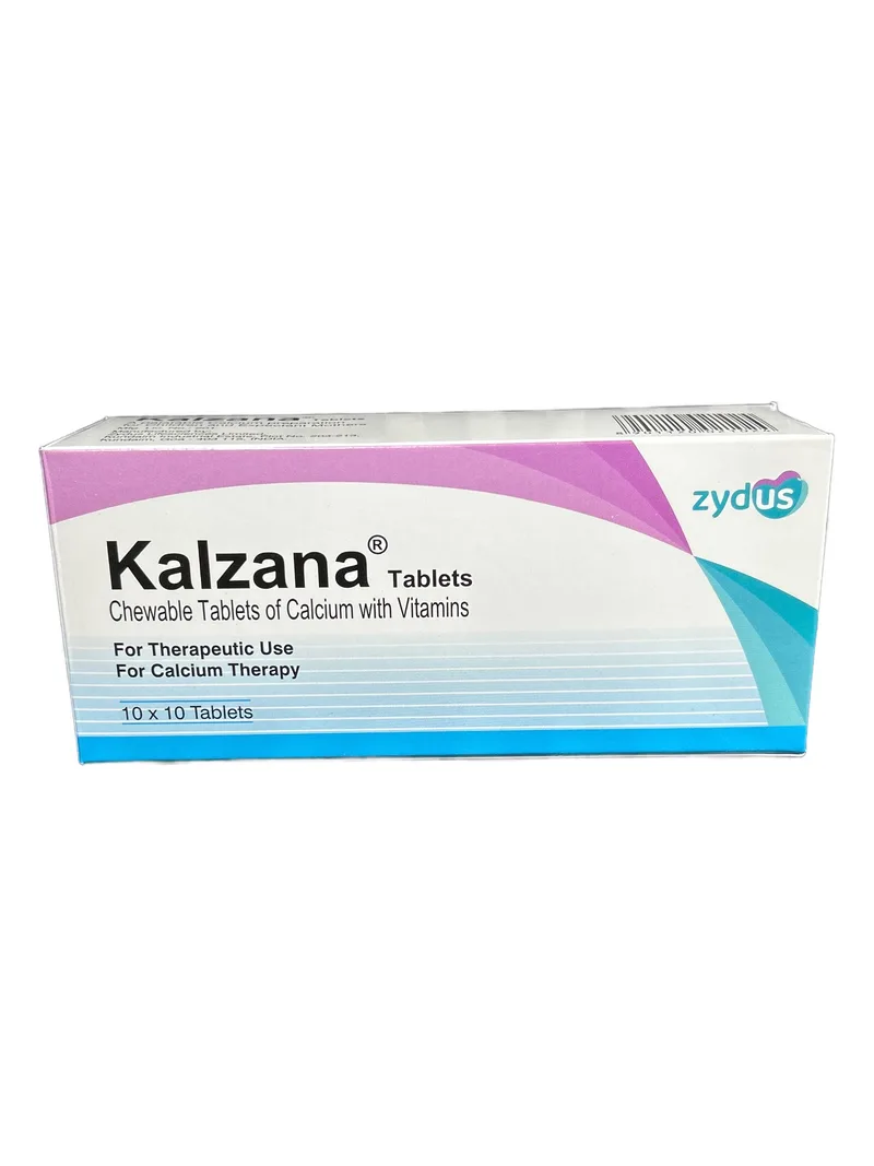 Kalzana Card of 10 tablets Calcium supplement