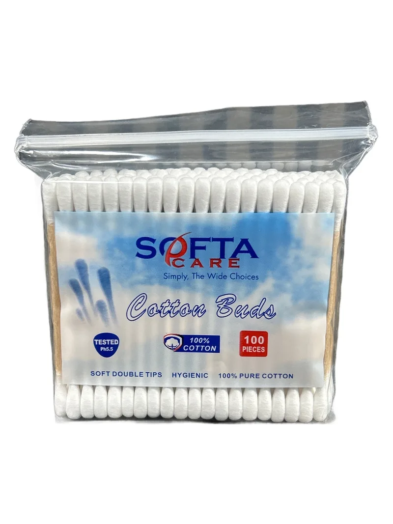 Cotton Buds Zip Bag 100 buds Cotton buds in a zip bag