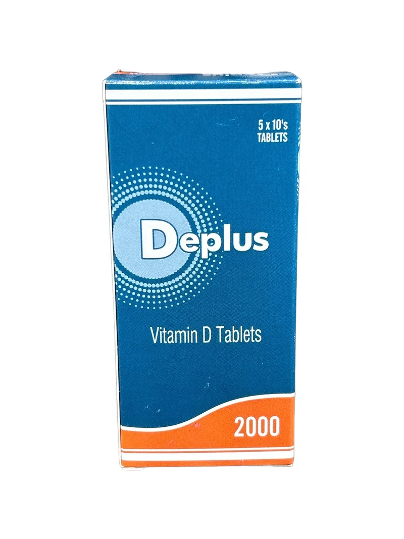 Deplus 2000IU Card of 10 tablets Vitamin D3