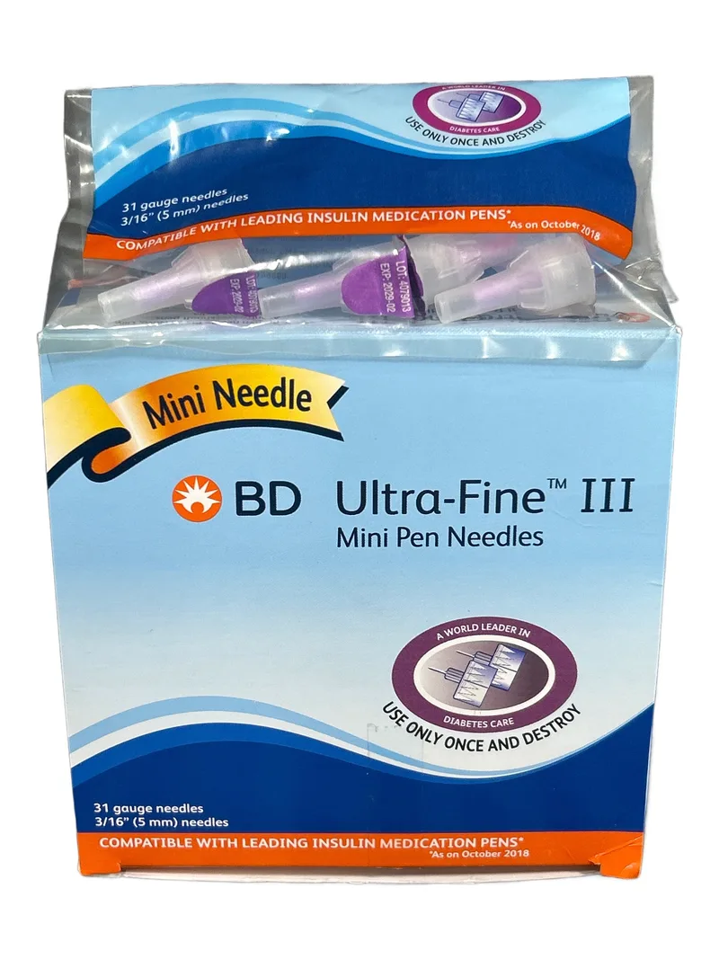 BD Ultra-Fine III Mini Pen Needles 31G 5 needles Insulin pen needle