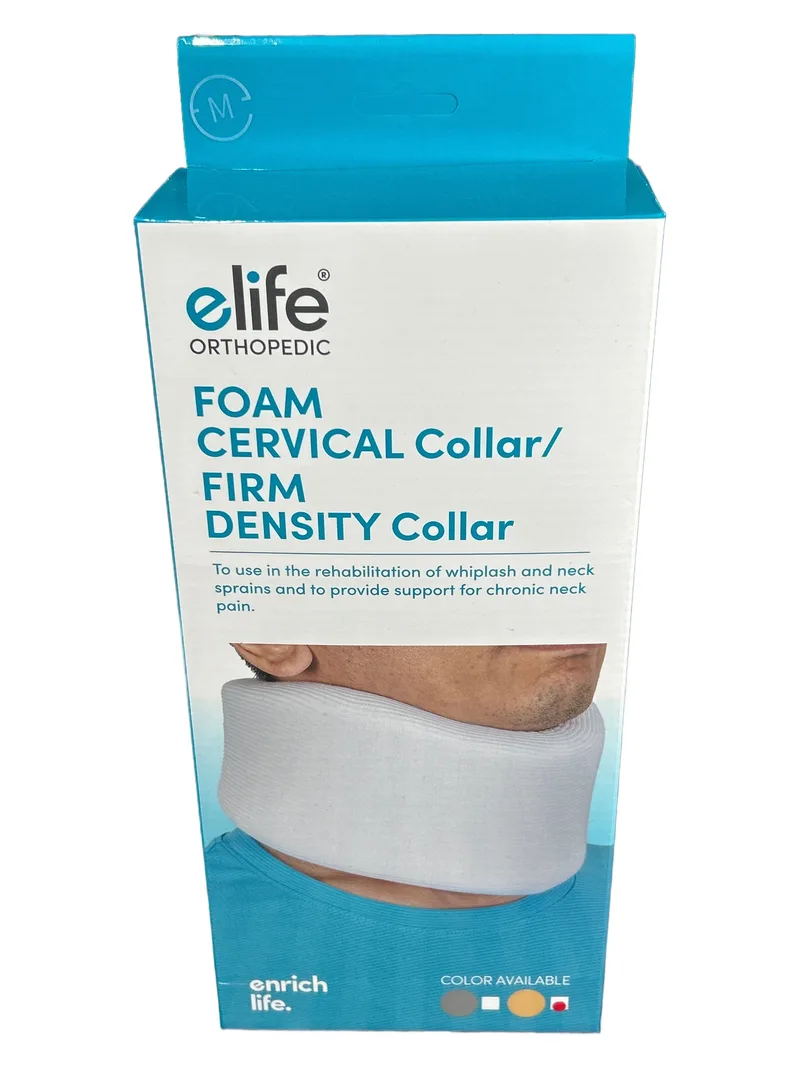 E-Life Foam Cervical Collar Medium (M)