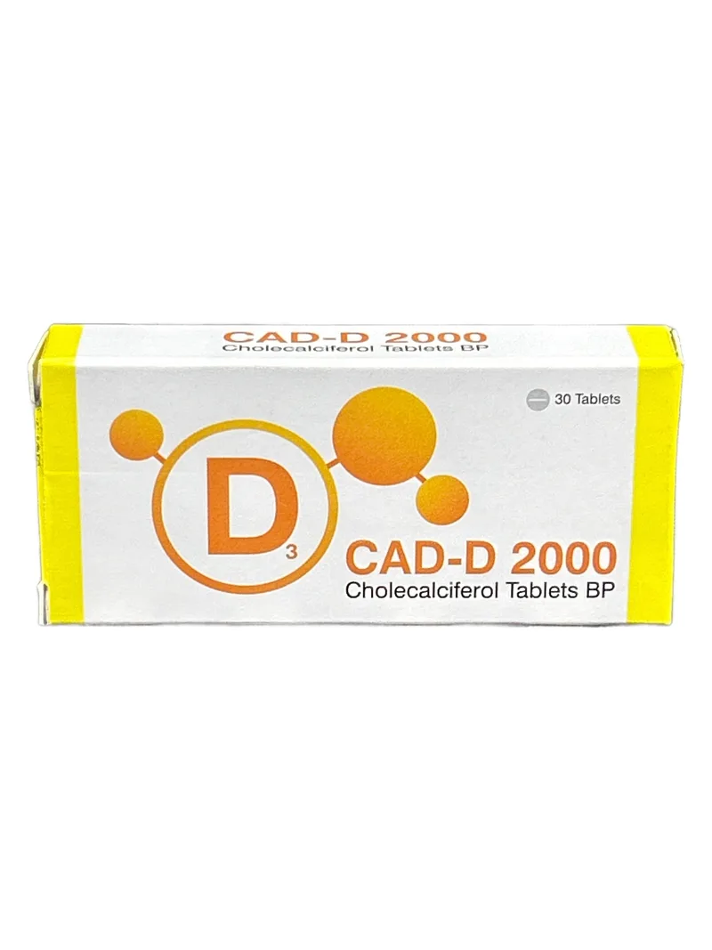 Cad-D 2000IU Card of 10 tablets Vitamin D3