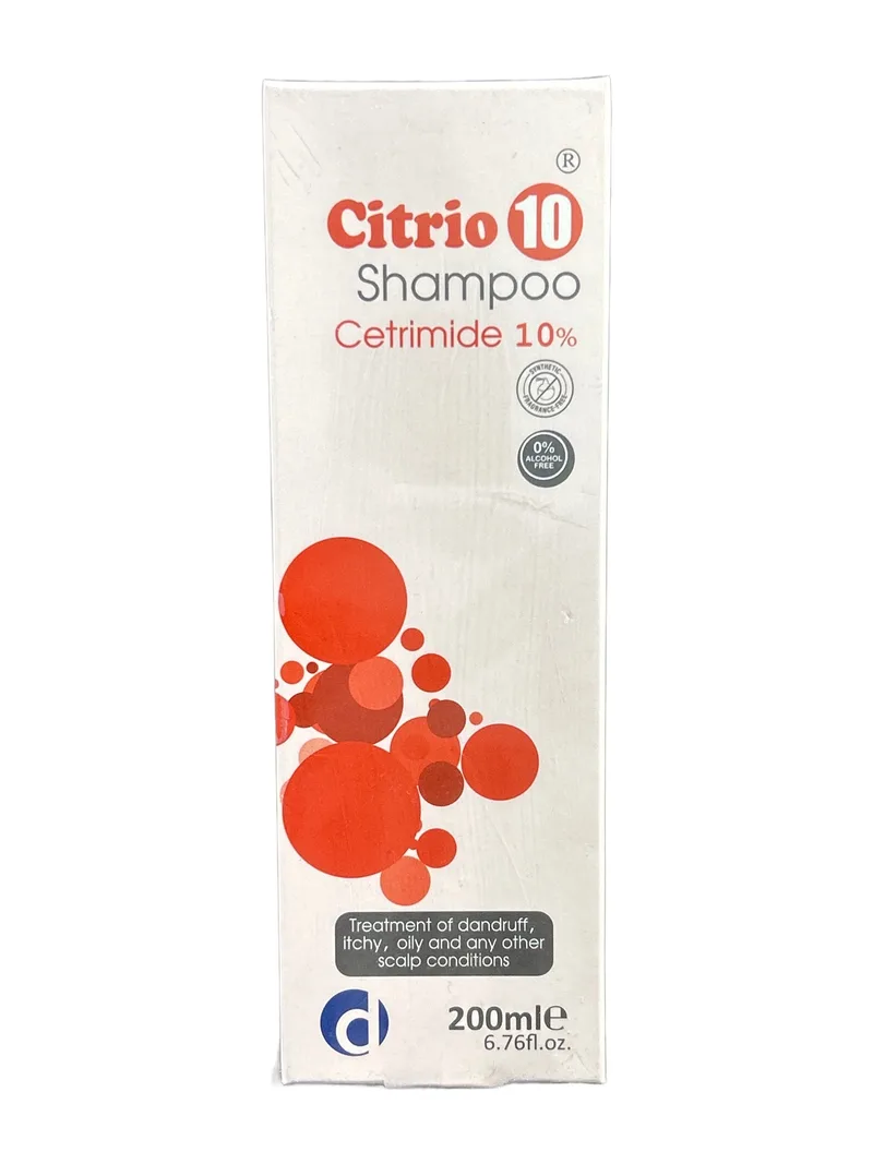 Citrio 10 Shampoo 200ml Cetrimide 10% Shampoo