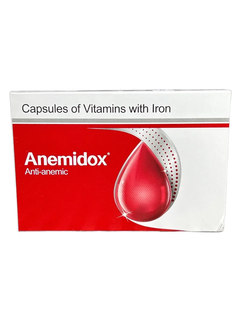 Anemidox Card of 10 tablets Iron + multivitamin