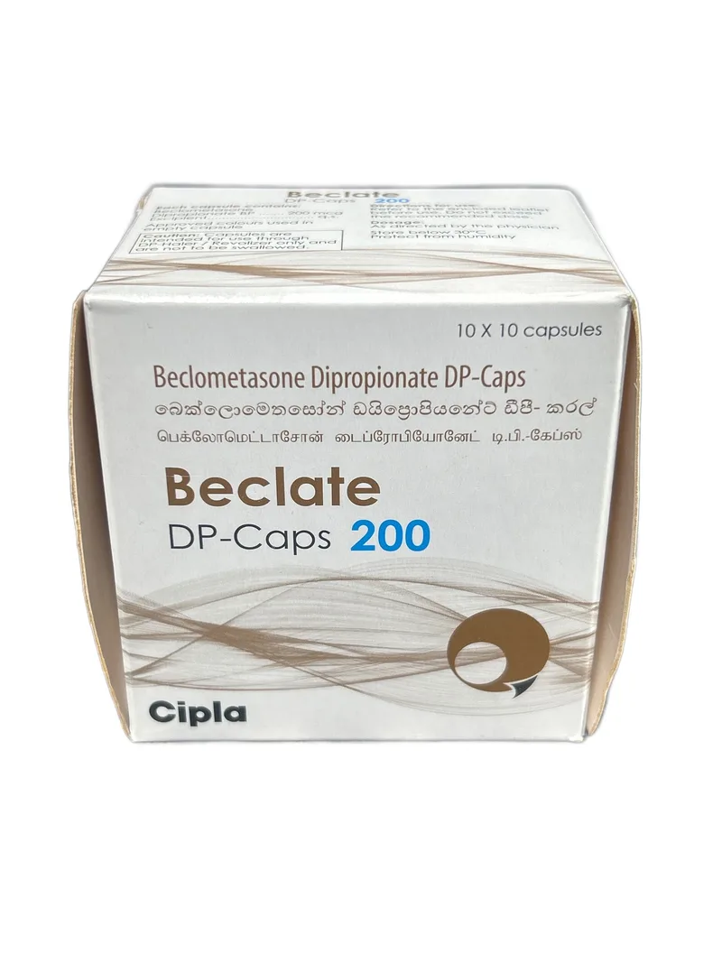 Beclate DP 200mcg 1 capsule pack