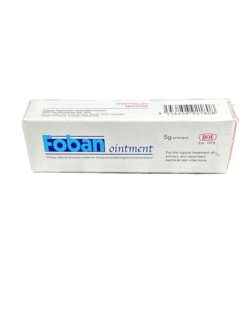 Foban Ointment 5g pack