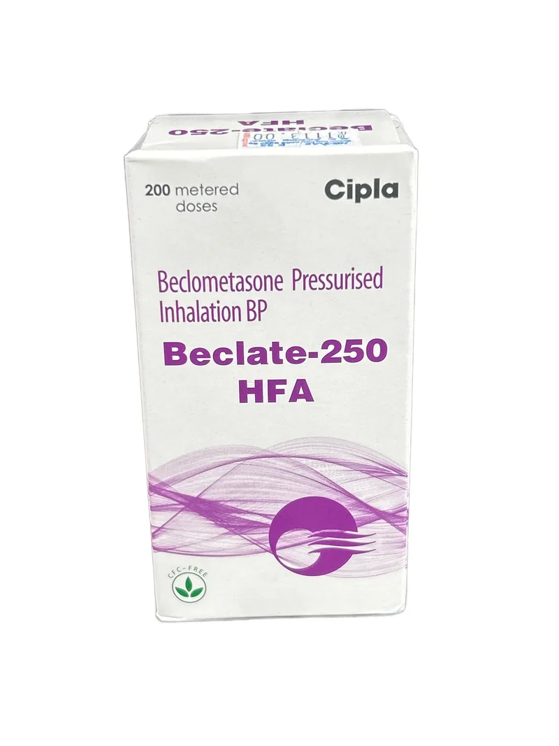 Beclate Inhaler 250mcg 200D 200 metered doses pack