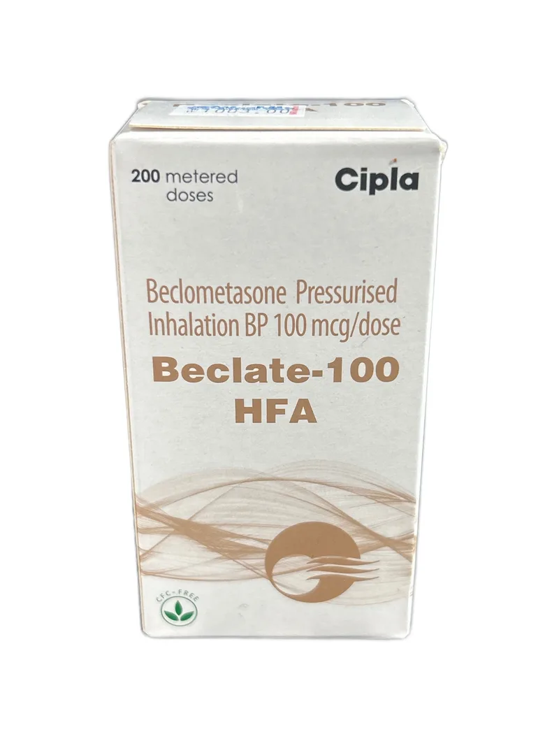 Beclate Inhaler 100mcg 200D 200 metered doses pack